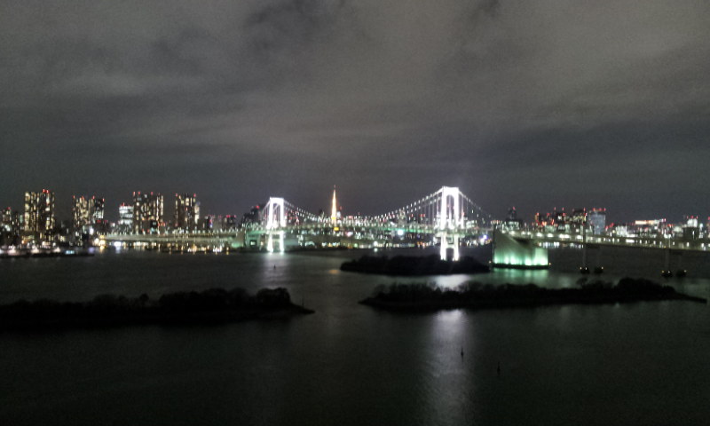 大阪人,東京の夜景